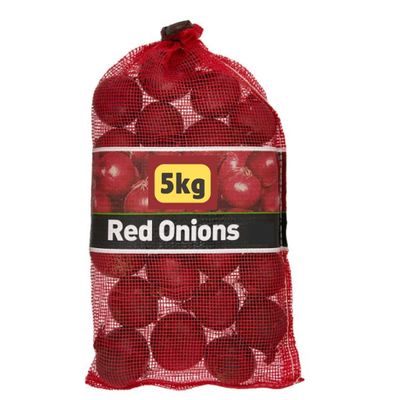 Fresh Red Onions, 5-10 kg (5kg)