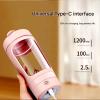 600ml Tritan Electric Protein Shaker Bottle,1200 mAh Universal Type-C portFully sealed and waterproofRemovable and easy to cleanShakers Cups for Protein Shakes and Meal Replacement Shakes. view 2