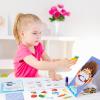 Teeth Brushing Game - Kids Brushing Set, Kids Toy | Colorful Poster with Toothbrush and Mortar Model Used to Teach Proper Techniques and Hygiene Routines in Fun Interactive Play view 3