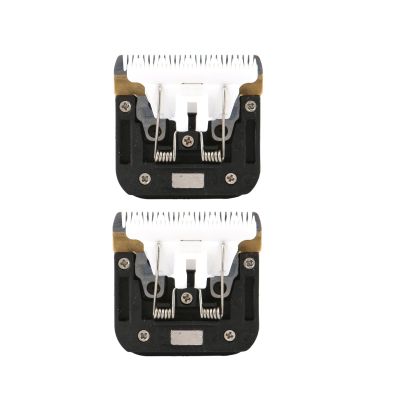 Pack Of 2 Pet Grooming Head Replacement Trimmer Head Trimmer Attachment Metal Texture For Dogs Cats Rabbits Trimmer