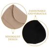 Angoily 2Pcs L Size Cotton False Chest Cover Breast Protective Sleeve - Comfortable & Stylish Black & Khaki for Prosthesis Support view 4