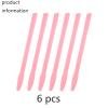 6 Pack Silicone Wax Stick, Reusable Wax Spatula Applicator for Body Hair Removal - Pink view 3