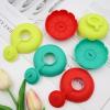 OMJMYY Pack of 6 Drip-Free Ice Lolly Holder Ice Drip Protection Holder Silicone Ice Holder Children Drip-Free Ice Lolly Holder Reusable Popsicle Holder for Adults and Children view 3