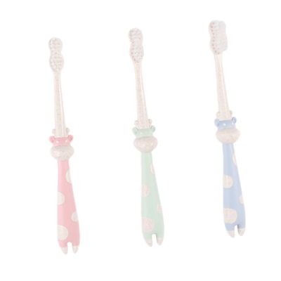 DEARMAMY 3pcs Boy Girl's Toothbrush Cartoon Pack Soft Bristles Small Head for Boys and Girls Daily Oral Care