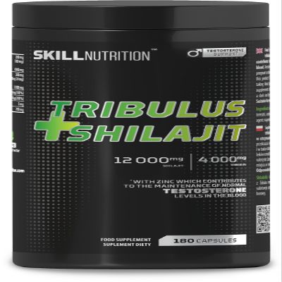 Skill Nutrition Tribulus + Shilajit - 180 Vegan caps