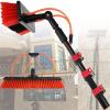 HMASNSEIY Window Telescopic Rod Cleaning Brush, Water Fed Telescopic Brush, Solar Panel Cleaning System, Washing Set Extension Pole Cleaning for Trucks Windows view 1
