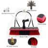 HMASNSEIY Window Telescopic Rod Cleaning Brush, Water Fed Telescopic Brush, Solar Panel Cleaning System, Washing Set Extension Pole Cleaning for Trucks Windows view 3