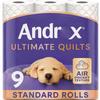 Andreax Ultimate Quilts Toilet Tissue Standard Rolls 9 Rolls view 1