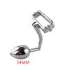 3 Sizes Men's Metal Stainless Steel Weight Training Rings with 1 Steel Hook -UKRF03 (M) view 2
