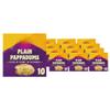 PTK Original Pappadum 10 Easy to Cook Microwavable Fryable Plain Puppadums with No Artifical Colours, Flavours, or Preservatives 100g Box Suitable of Vegetarians (12 Boxes, Total 120 Pappadums) view 2