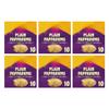 PTK Original Pappadum 10 Easy to Cook Microwavable Fryable Plain Puppadums with No Artifical Colours, Flavours, or Preservatives 100g Box Suitable of Vegetarians (6 Boxes, Total 60 Pappadums) view 1