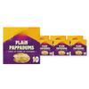 PTK Original Pappadum 10 Easy to Cook Microwavable Fryable Plain Puppadums with No Artifical Colours, Flavours, or Preservatives 100g Box Suitable of Vegetarians (6 Boxes, Total 60 Pappadums) view 2