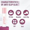 10g*2 Roll on Adhesive for Clothes & Skin,Clear Liquid Adhesive,Body Tape for Clothes,Non Slip Glue,Invisible Low Collar Strap Fixing,Glues for Compression Stockings Socks Clothing,Fabric Tape view 4