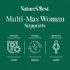 Nature's Best Multi-Max Multivitamin for Women - with Vitamin C, Zinc, Iron and More - UK Made - 120 Tablets (2 Months' Supply) view 3