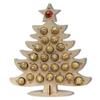 LIXSAZSE Christmas Frame Advent Calendar Refillable Unfinished Chocolate Holder Candy Rack Table Decoration Gift, No.01 view 1
