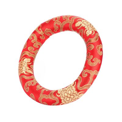 CHICIRIS Seido Singing Bowl Ring Glued During Shells of 7 to 10 Inches in Diameter, Tender Design Improves Sound, for Relaxation (Red)