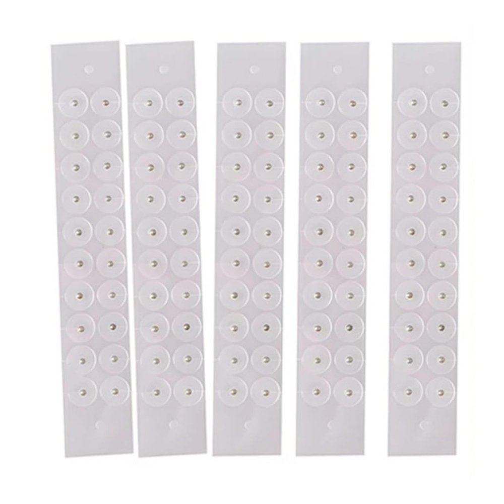 100pcs Ear Care Beads Acupuncture Treatment Auricles Disposable Ear Stickers Massage Patches Clear Ear Point Sticker Massager