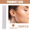 100pcs Ear Care Beads Acupuncture Treatment Auricles Disposable Ear Stickers Massage Patches Clear Ear Point Sticker Massager view 3