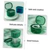 Warmhm Keeper Storage Box for Retainer Case Portable Retainer Box Lid Denture Case for False Teeth view 3