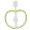 Saluaqui Fruit Shaped Silicone Infant Toothbrush | Design Baby Oral Care Tool | Double-Sided Cleaning for Gum Massage | Safe & Eco-Friendly with Easy Grip Handle (Green) view 1