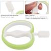Saluaqui Fruit Shaped Silicone Infant Toothbrush | Design Baby Oral Care Tool | Double-Sided Cleaning for Gum Massage | Safe & Eco-Friendly with Easy Grip Handle (Green) view 2