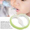 Saluaqui Fruit Shaped Silicone Infant Toothbrush | Design Baby Oral Care Tool | Double-Sided Cleaning for Gum Massage | Safe & Eco-Friendly with Easy Grip Handle (Green) view 3