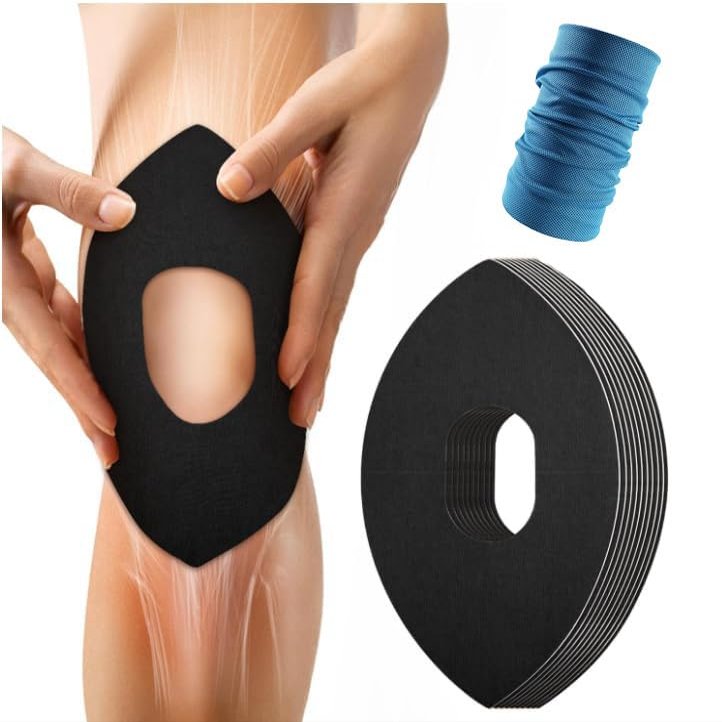 10 Pieces Kinesiotapes Knee Tapes Knee Tapes Pre-Cut Knee Set Kinesiology Tape for Knee Tape Pre-Cut Kinesiology Tape for Knee Pain Relief