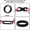 6 Classic Black Multifunctional Indoor Fitness Rings, Suitable For Beginners, Couple Gift - D35-Uk view 3