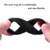 6 Classic Black Multifunctional Indoor Fitness Rings, Suitable For Beginners, Couple Gift - D35-Uk view 4