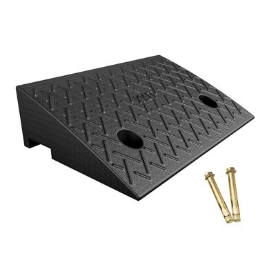 Portable Threshold Ramp, Rubber Curb Ramp, Heavy Duty Car Ramps, Sidewalk Ramps for Car, Wheelchair, Bike, Driveway, Garage(9 cm/3.5 inch)