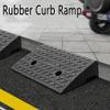 Portable Threshold Ramp, Rubber Curb Ramp, Heavy Duty Car Ramps, Sidewalk Ramps for Car, Wheelchair, Bike, Driveway, Garage(9 cm/3.5 inch) view 2
