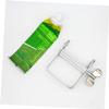 WRITWAA Stainless Steel Toothpaste Manual Squeezing Clip Extruder for Bathroom Hair Dyeing Pigment Squeezer Tool Efficient Manual Toothpaste Squeezing Gadget view 2