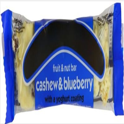 Blueberry & Cashew Bar 45g (Pack Of 24) Delicious Tasty And Twisty Treat Gift Hamper
