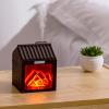 Cool Mist Humidifier,Portable Humidifier with LED Night Light | Quiet Fireplace Aromatherapy Diffuser 200ml for Car Nursery Bedroom Spa Dorm view 3