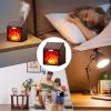 Cool Mist Humidifier,Portable Humidifier with LED Night Light | Quiet Fireplace Aromatherapy Diffuser 200ml for Car Nursery Bedroom Spa Dorm view 4