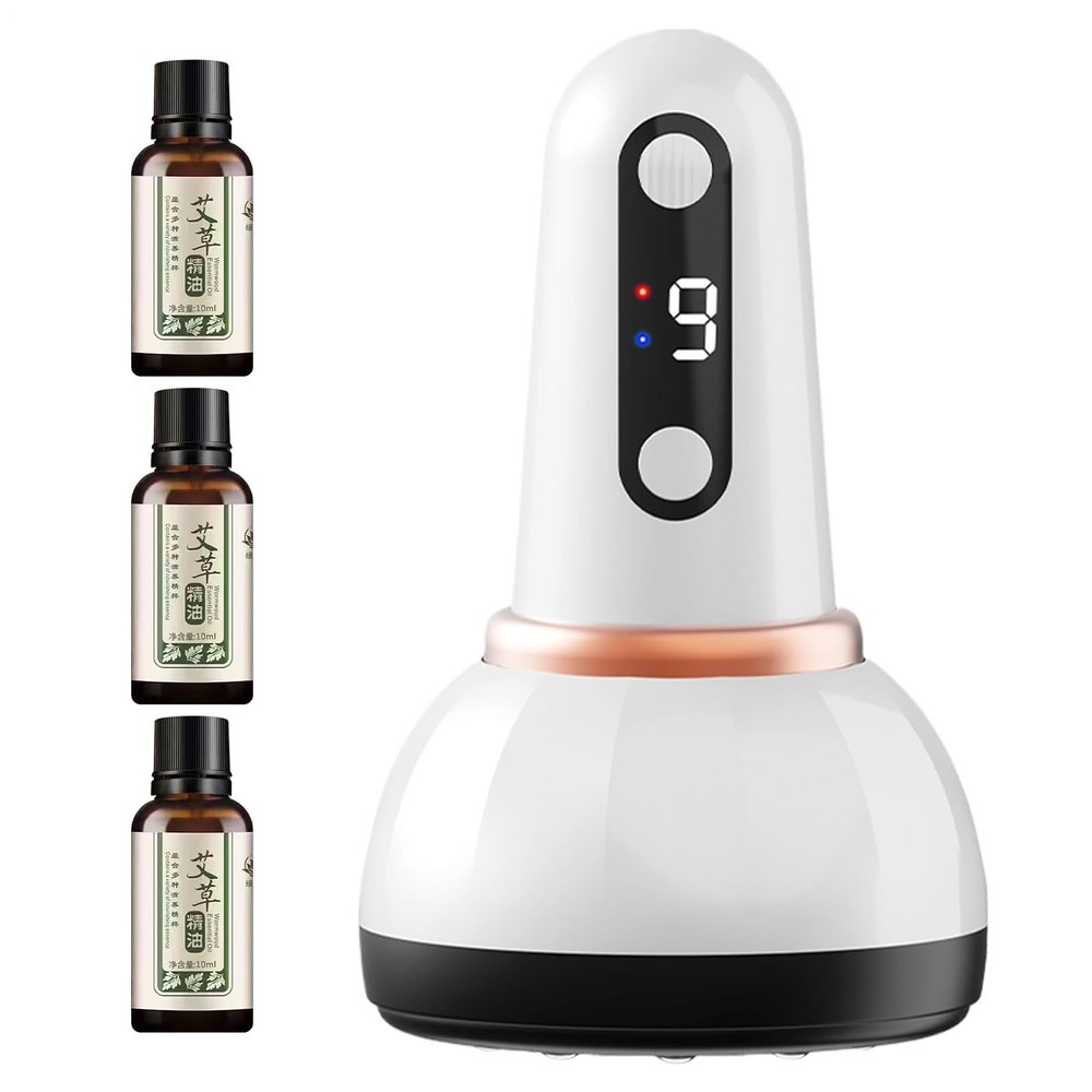 Cupping Device,Electric Cupping Massager | 9 Modes Massage Vibration Device for Thighs, Abdomen, Neck, Back, Buttocks
