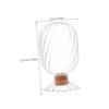 Ciieeo Glass Match Cloche Matches in Glass Jar Decorative Bottle with Cork Stopper for Living Room and Bathroom Decor view 2