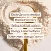 HydraCreatine Creatine Monohydrate & Electrolytes Powder | Hydrate, Performance & Strength All in 1 with Magnesium, Vitamin C, Biotin & Coconut Water | Strawberry Mango Flavoured | Free Soul view 3