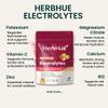 HerbHue Hydrate Ritual Electrolyte Powder | 30 Servings 1000mg Potassium, Magnesium Citrate, Vitamin C, B12 + Trace Minerals | Strawberry Lemonade | Zero Sugar Hydration Mix view 3