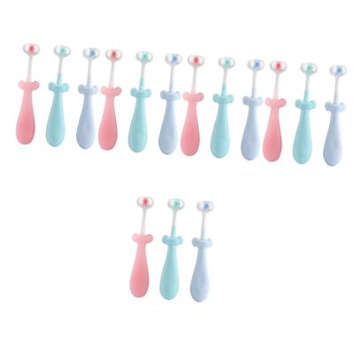 NIYANGLE 15pcs Boy Girl Toothbrush Cute Boys and Girls Toothbrush Soft Bristles for Year Old First