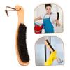 Holibanna Wooden Horsehair Bed Brush, Hand Clothes Cleaning Brush with Comfortable Handle, Efficient Dust Removal for Home Use, for Bed and Hat Cleaning view 3