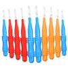 ABOOFAN 50pcs Interdental Brushes Convenient Cleaner for Interdental Between Teeth Cleaning Travel Supplies Teeth Cleaner Plaque Removal Random Color view 1
