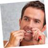 ABOOFAN 50pcs Interdental Brushes Convenient Cleaner for Interdental Between Teeth Cleaning Travel Supplies Teeth Cleaner Plaque Removal Random Color view 3