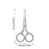 Stainless Steel Nose Hair Scissors for Men Women Trimming Facial Hair Eyebrow Ear Hair view 4