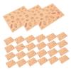 OUNONA Sandwich Wrapping Paper Greaseproof Baking Sheets Food Wrap Paper 50pcs Large Natural Color Oil-Absorbent Liners for Sandwiches Burgers and Baking view 1