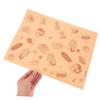 OUNONA Sandwich Wrapping Paper Greaseproof Baking Sheets Food Wrap Paper 50pcs Large Natural Color Oil-Absorbent Liners for Sandwiches Burgers and Baking view 4