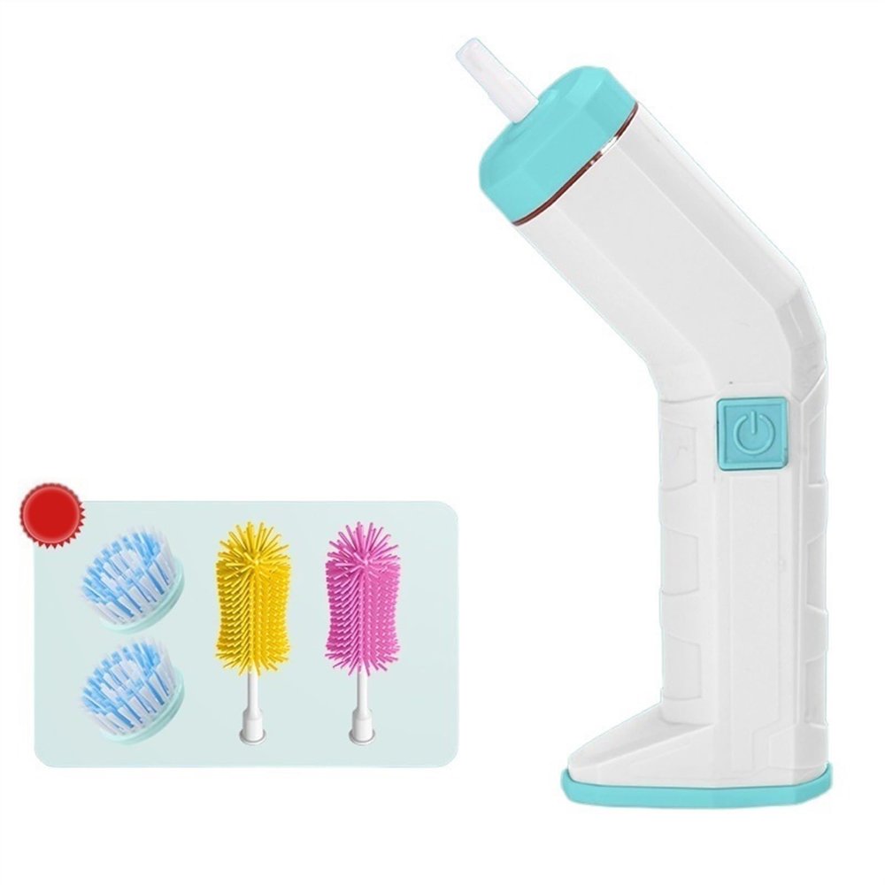 GPDNBIEU, can brush the inside and outside of shoes, handheld shoe washing machine artifact, portable and rechargeable Electric Shoe Poli(White)