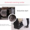GPDNBIEU, Automatic Shoes Polishing Cleaning Brush Kit Multi Brush Polisher Suitable for Hotel Entrance Hall Sales Center,(Black) view 4