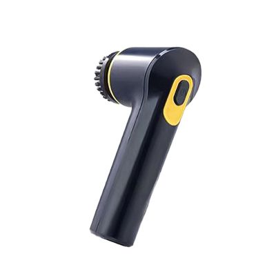 GPDNBIEU, 1PC Portable Handheld Scrubber Shoes Cleaning Brush Kit with 4 Brush Heads for Leather Bags