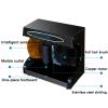 GPDNBIEU, Automatic Induction Automatic Induction Full Shoe Cleaning Household, Suitable for Public Places,One-Piece Stainless Steel Footboard,(Black) view 4